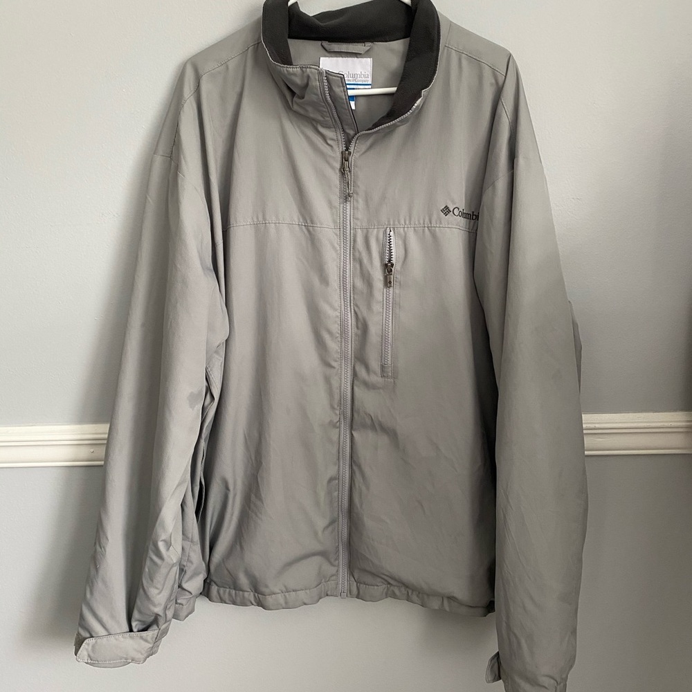 Columbia fleeced lined jacket